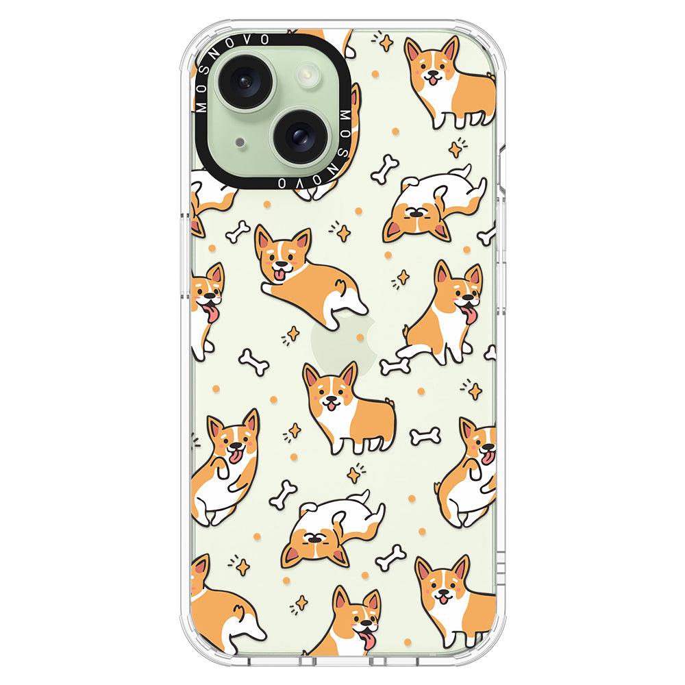 Cute Corgi Phone Case - iPhone 15 Case Clear