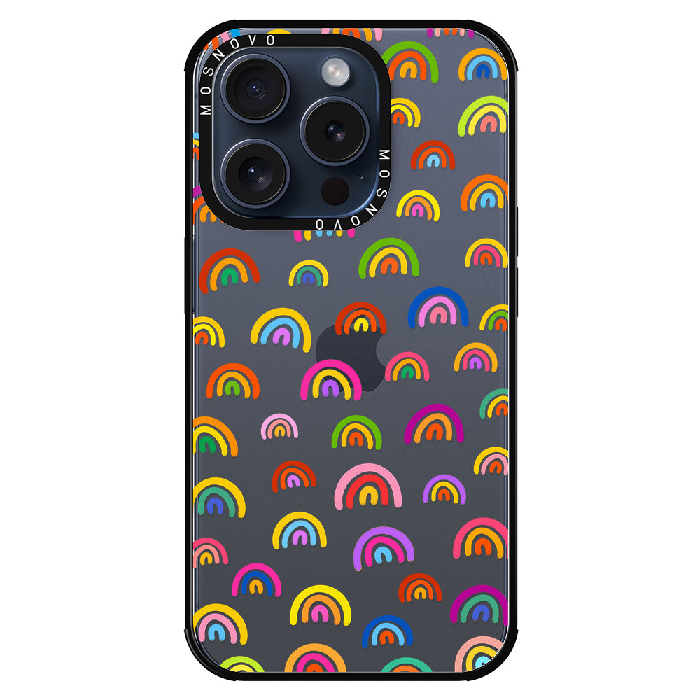 Cute Rainbow Phone Case - iPhone 15 Pro Case - MOSNOVO