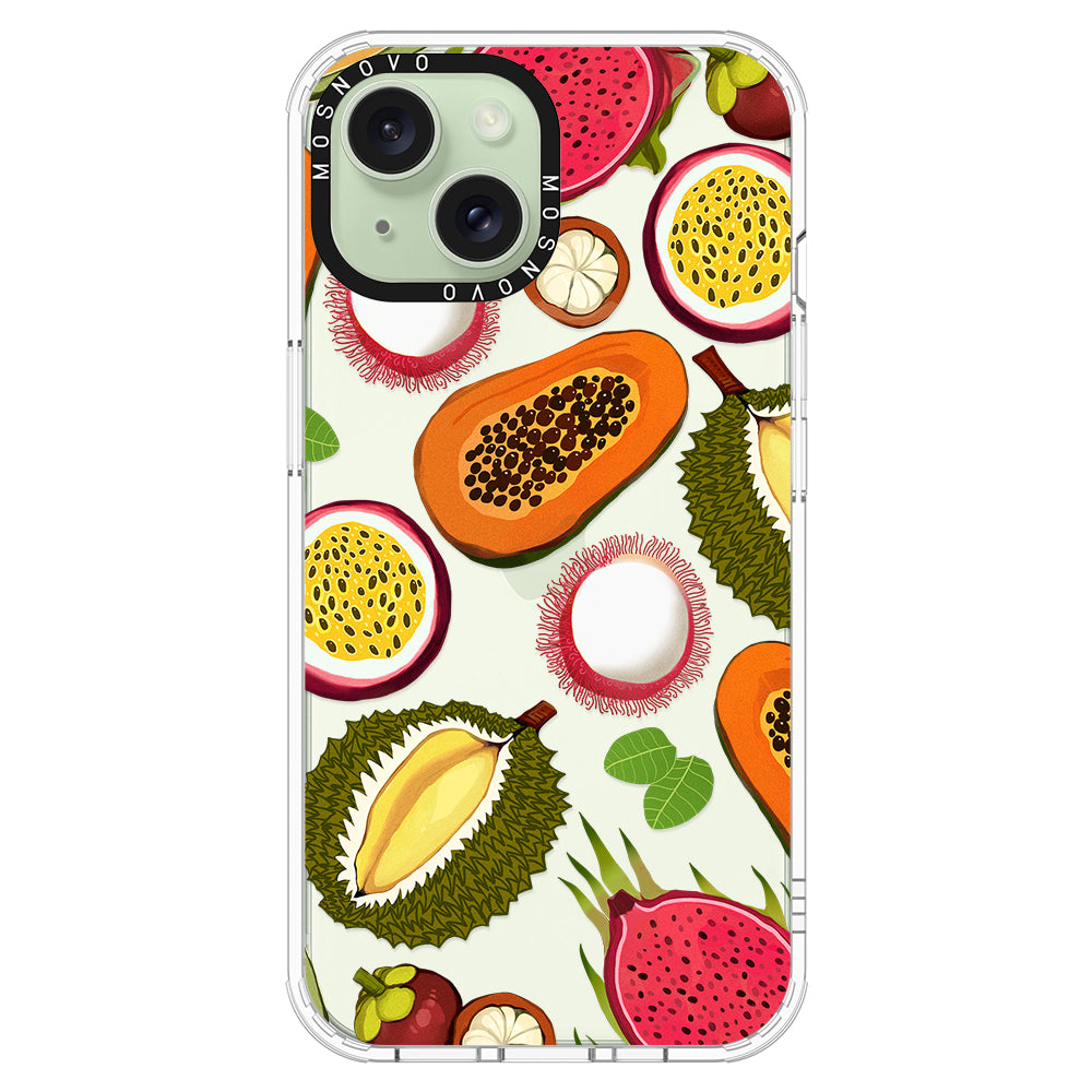 Tropical Fruit Phone Case - iPhone 15 Plus Case - MOSNOVO