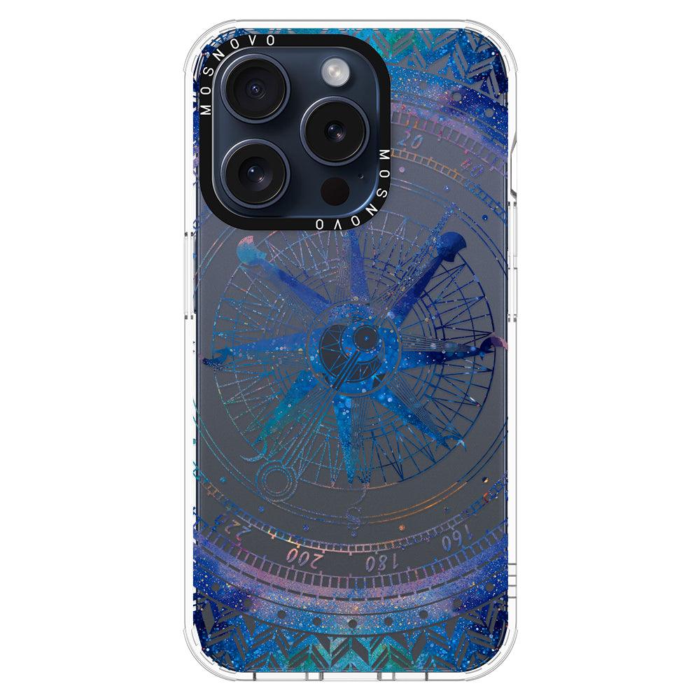 Galaxy Compass Phone Case - iPhone 15 Pro Case - MOSNOVO