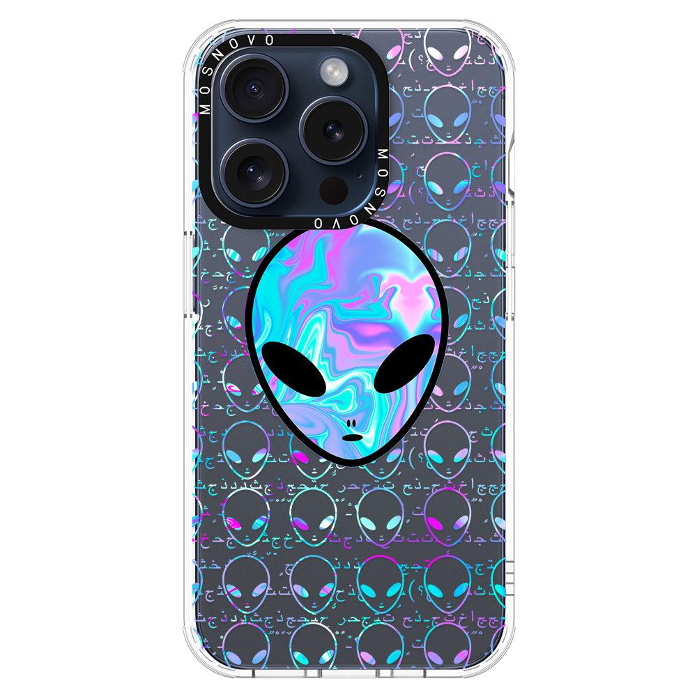 Space Alien Phone Case - iPhone 15 Pro Case - MOSNOVO