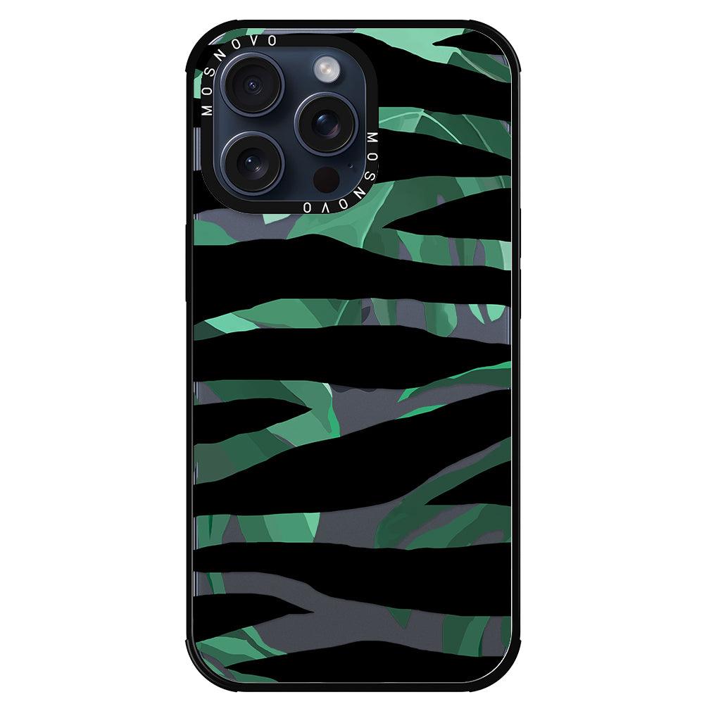 Wild Zebra Phone Case - iPhone 15 Pro Max Case - MOSNOVO