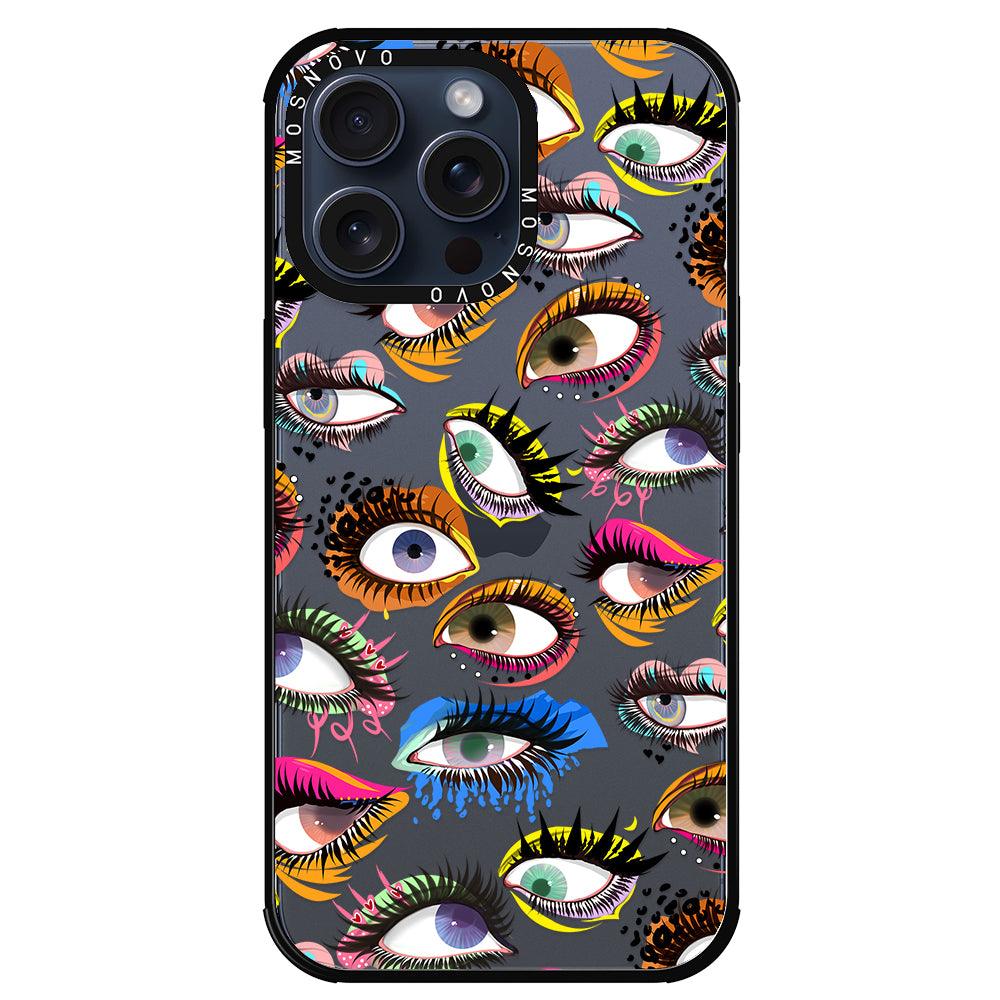 Eyes Phone Case - iPhone 15 Pro Max Case - MOSNOVO