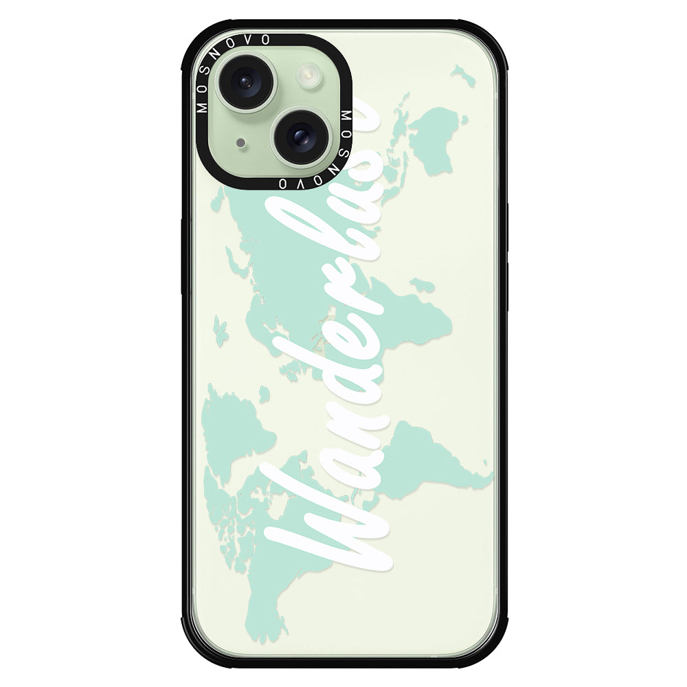 Wanderlust Phone Case - iPhone 15 Case Black