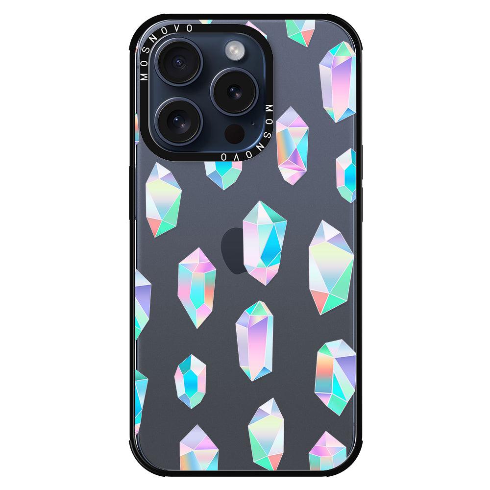 Gradient Diamond Phone Case - iPhone 15 Pro Case - MOSNOVO