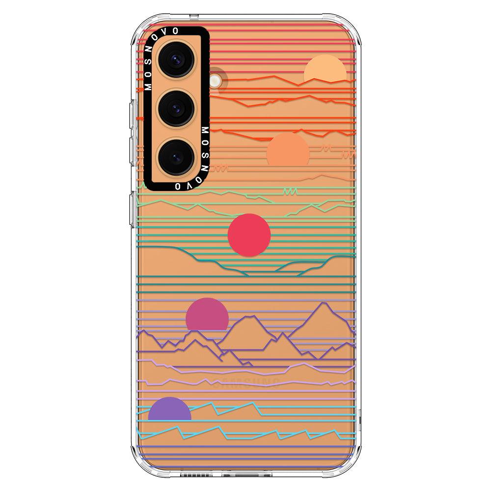 Sunrise and Sunset Phone Case - Samsung Galaxy S24 Plus Case - MOSNOVO