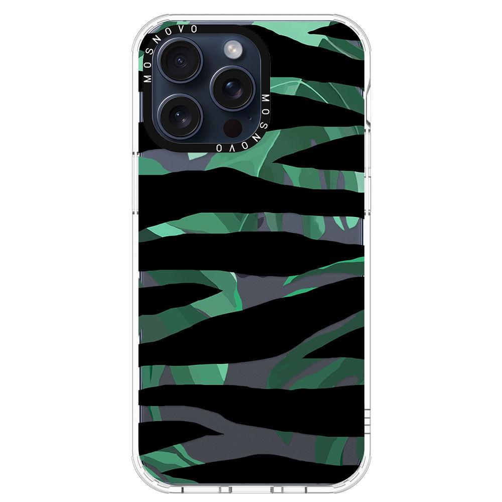 Wild Zebra Phone Case - iPhone 15 Pro Max Case - MOSNOVO