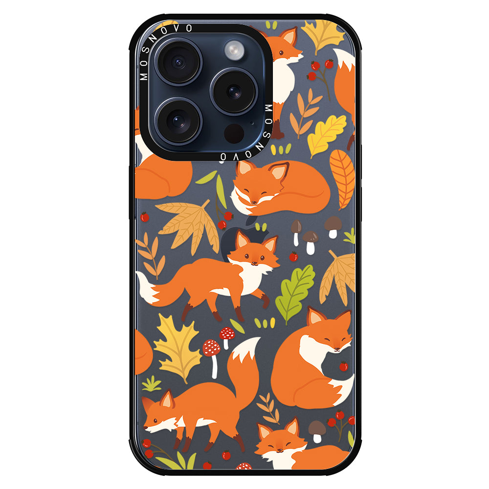 Autumn Fox Phone Case - iPhone 15 Pro Case - MOSNOVO