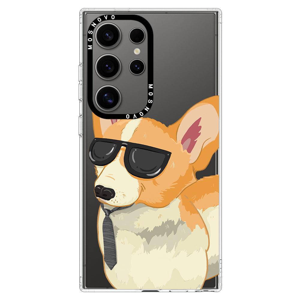 Fluffy Corgi Phone Case - Samsung Galaxy S24 Ultra Case - MOSNOVO