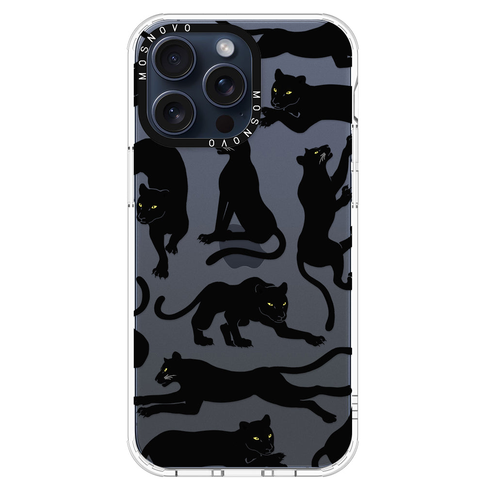 Black Panther Phone Case - iPhone 15 Pro Max Case - MOSNOVO