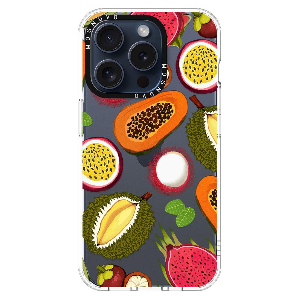 Tropical Fruit Phone Case - iPhone 15 Pro Case - MOSNOVO