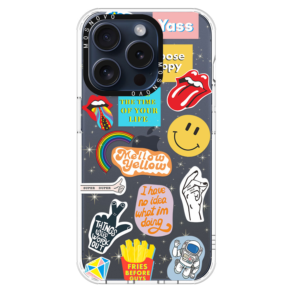 Pop Culture Phone Case - iPhone 15 Pro Case - MOSNOVO