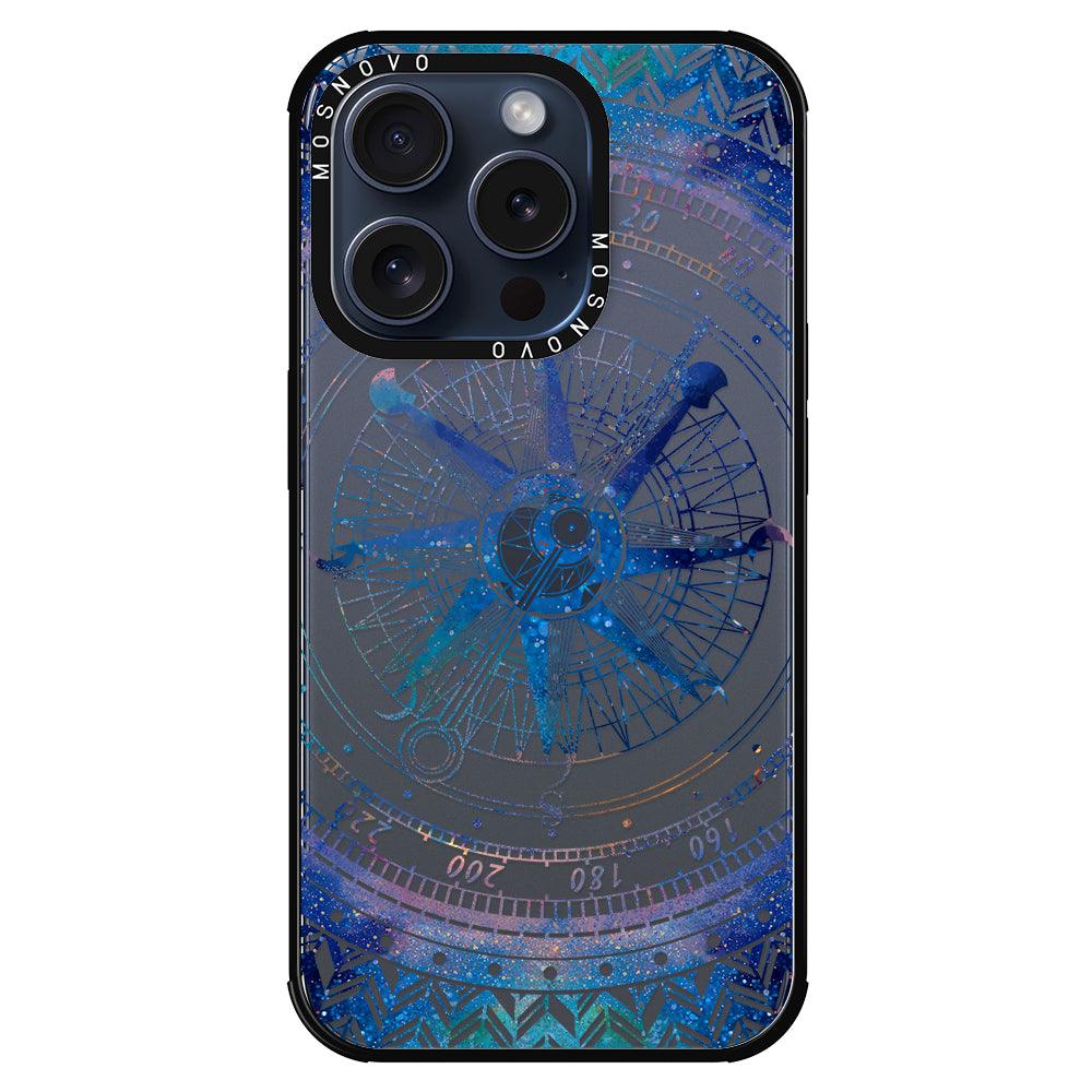 Galaxy Compass Phone Case - iPhone 15 Pro Case - MOSNOVO