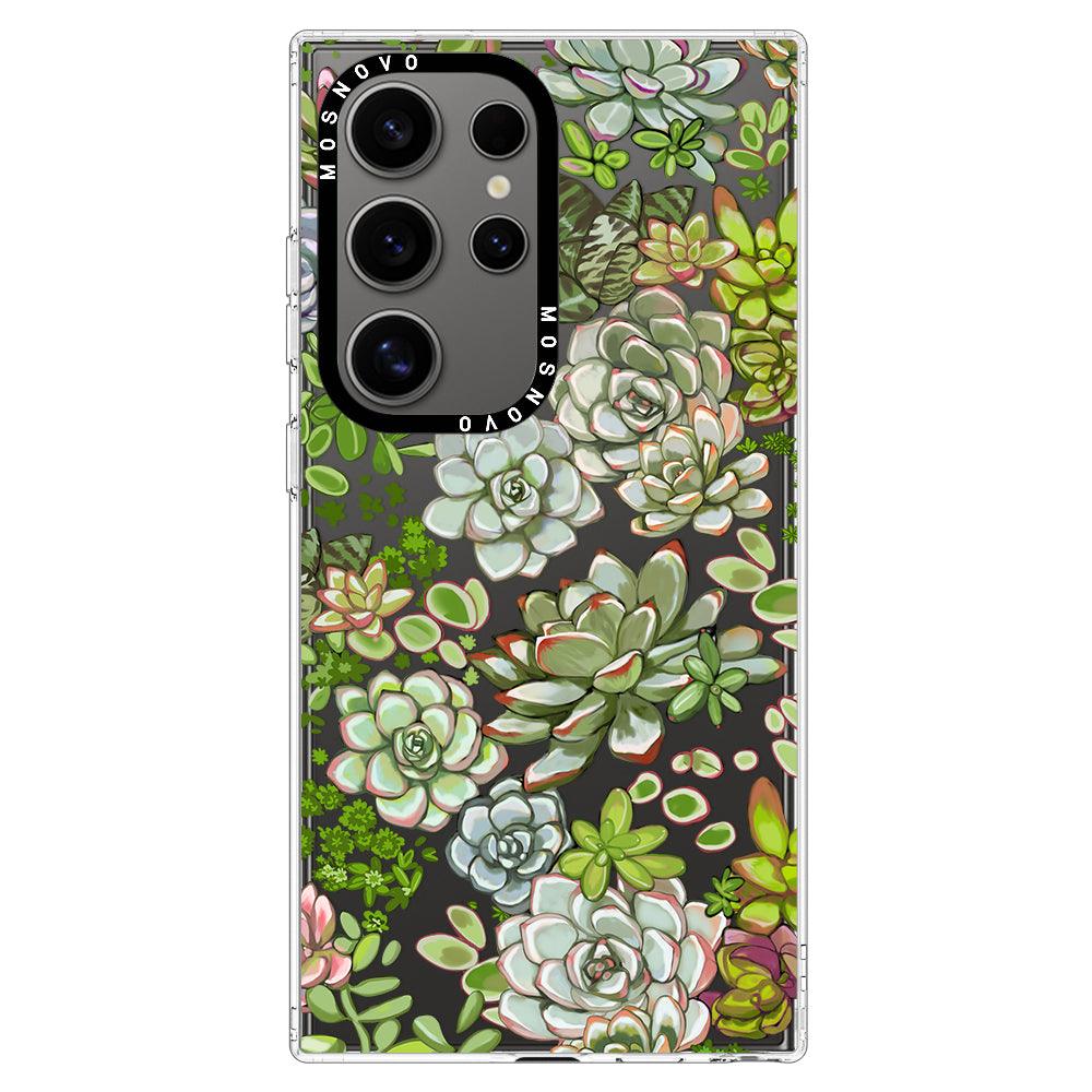 Succulents Phone Case - Samsung Galaxy S24 Ultra Case - MOSNOVO