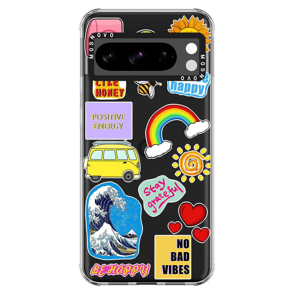 Happy Vibes Phone Case - Google Pixel 8 Pro Case - MOSNOVO