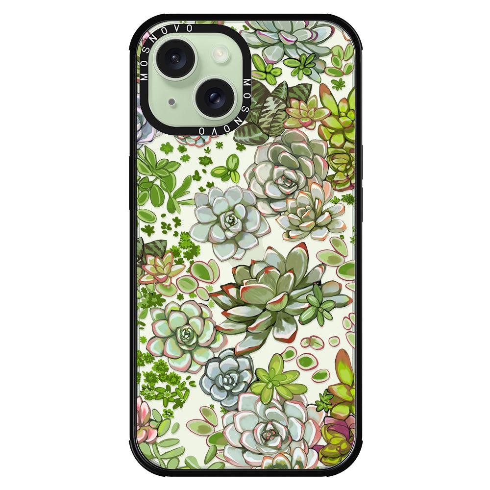 Succulent Phone Case - iPhone 15 Plus Case - MOSNOVO