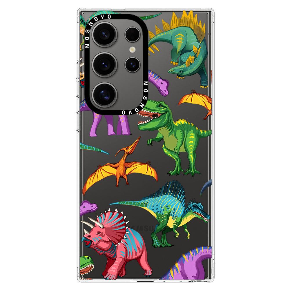 Dinosaur World Phone Case - Samsung Galaxy S24 Ultra Case - MOSNOVO