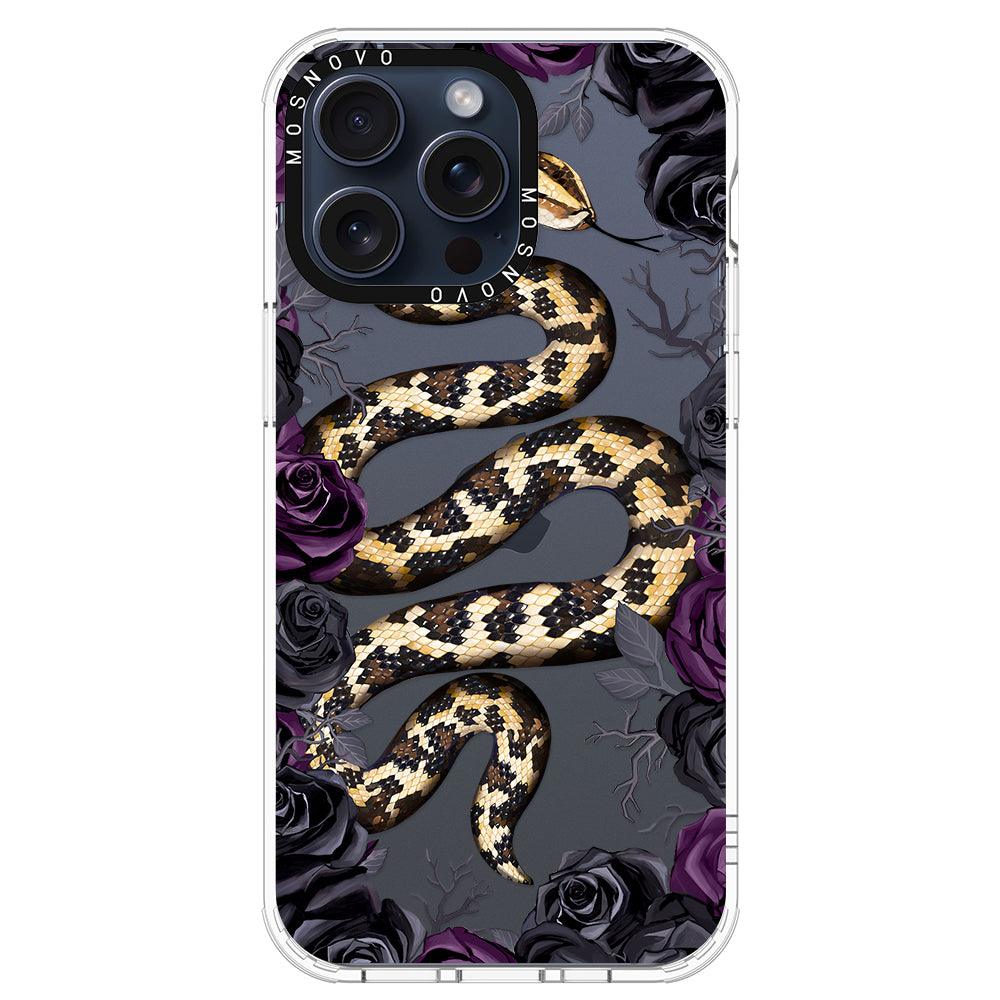 Secret Snake Garden Phone Case - iPhone 15 Pro Max Case - MOSNOVO