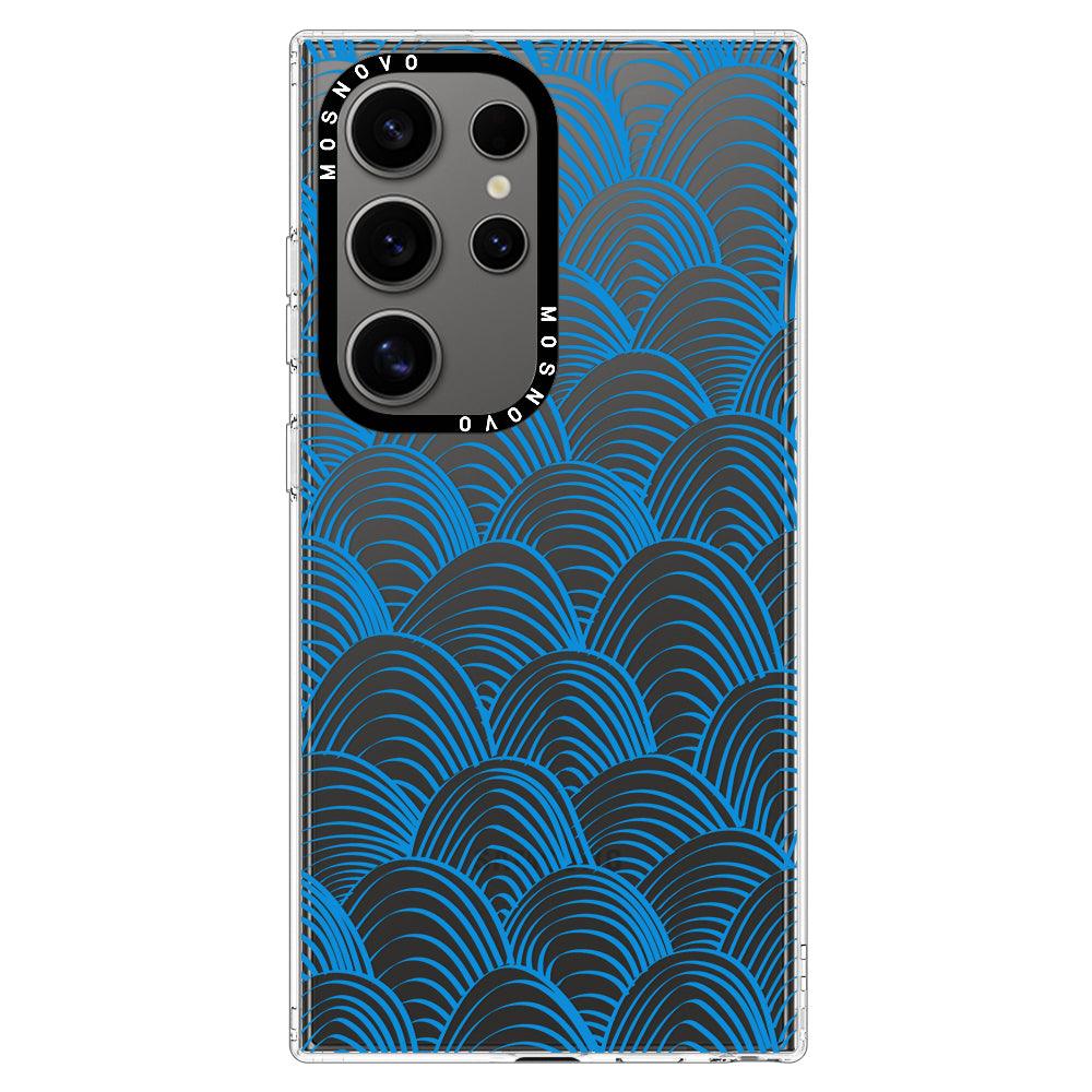 Wavy Art Phone Case - Samsung Galaxy S24 Ultra Case - MOSNOVO