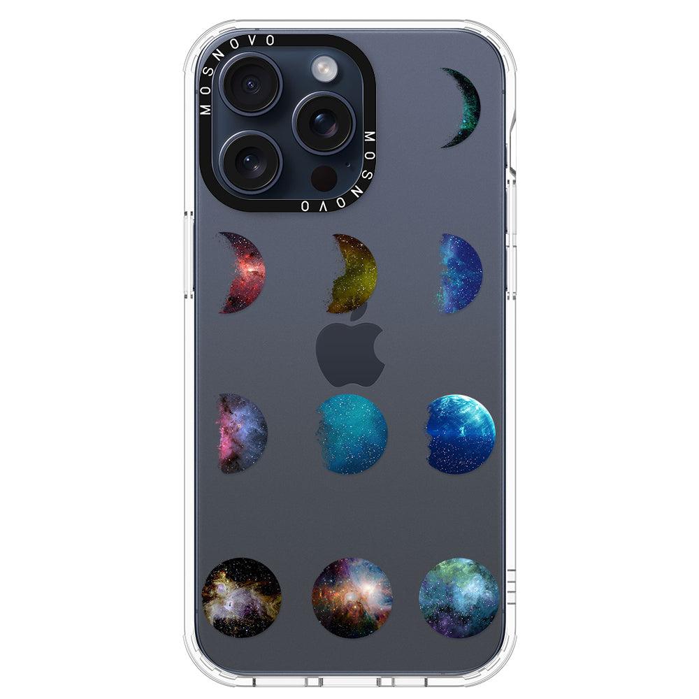 Moon Phase Phone Case - iPhone 15 Pro Max Case - MOSNOVO