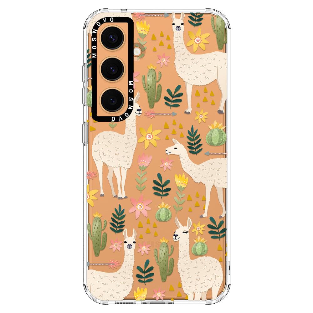 Desert Llama Phone Case - Samsung Galaxy S24 Plus Case - MOSNOVO