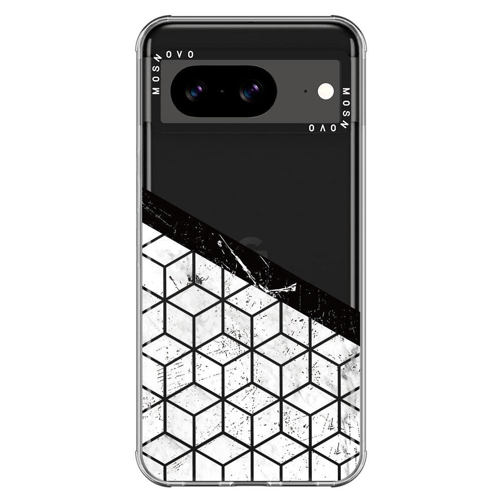 Marble Block Art Phone Case - Google Pixel 8 Case - MOSNOVO