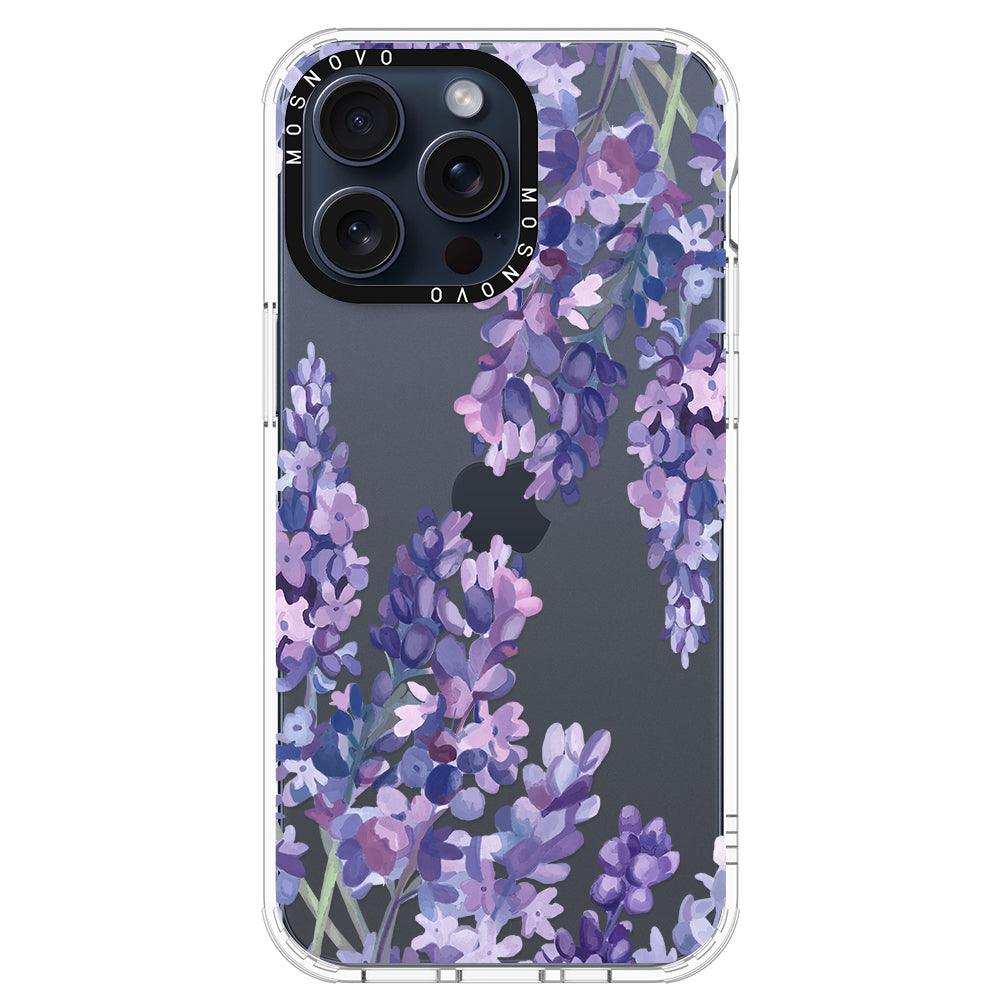 Lavender Phone Case - iPhone 15 Pro Max Case - MOSNOVO