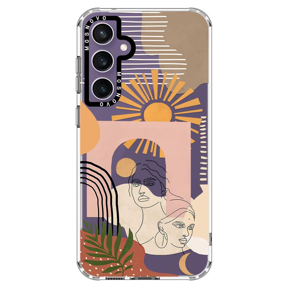 Modern Collage Art Phone Case - Samsung Galaxy S23 FE Case