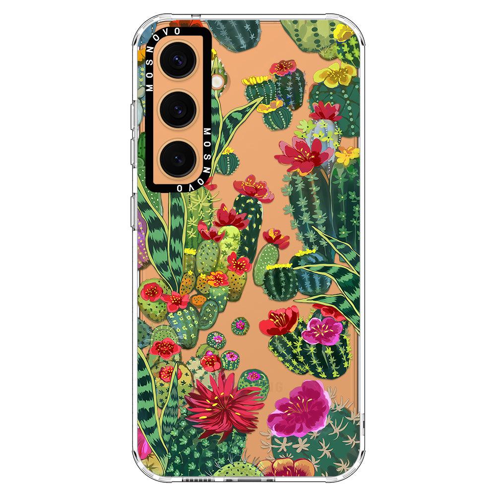 Cactus Garden Phone Case - Samsung Galaxy S24 Case - MOSNOVO