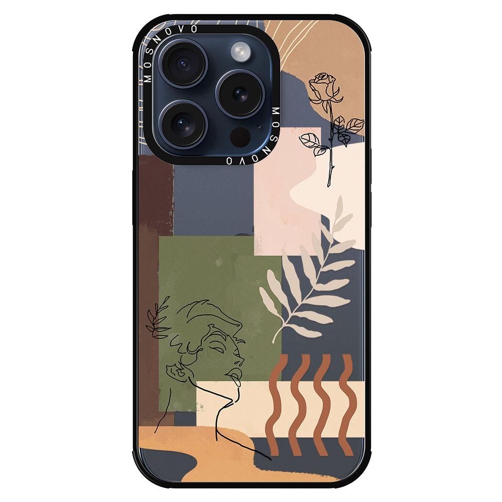 Modern Art Phone Case - iPhone 15 Pro Case - MOSNOVO