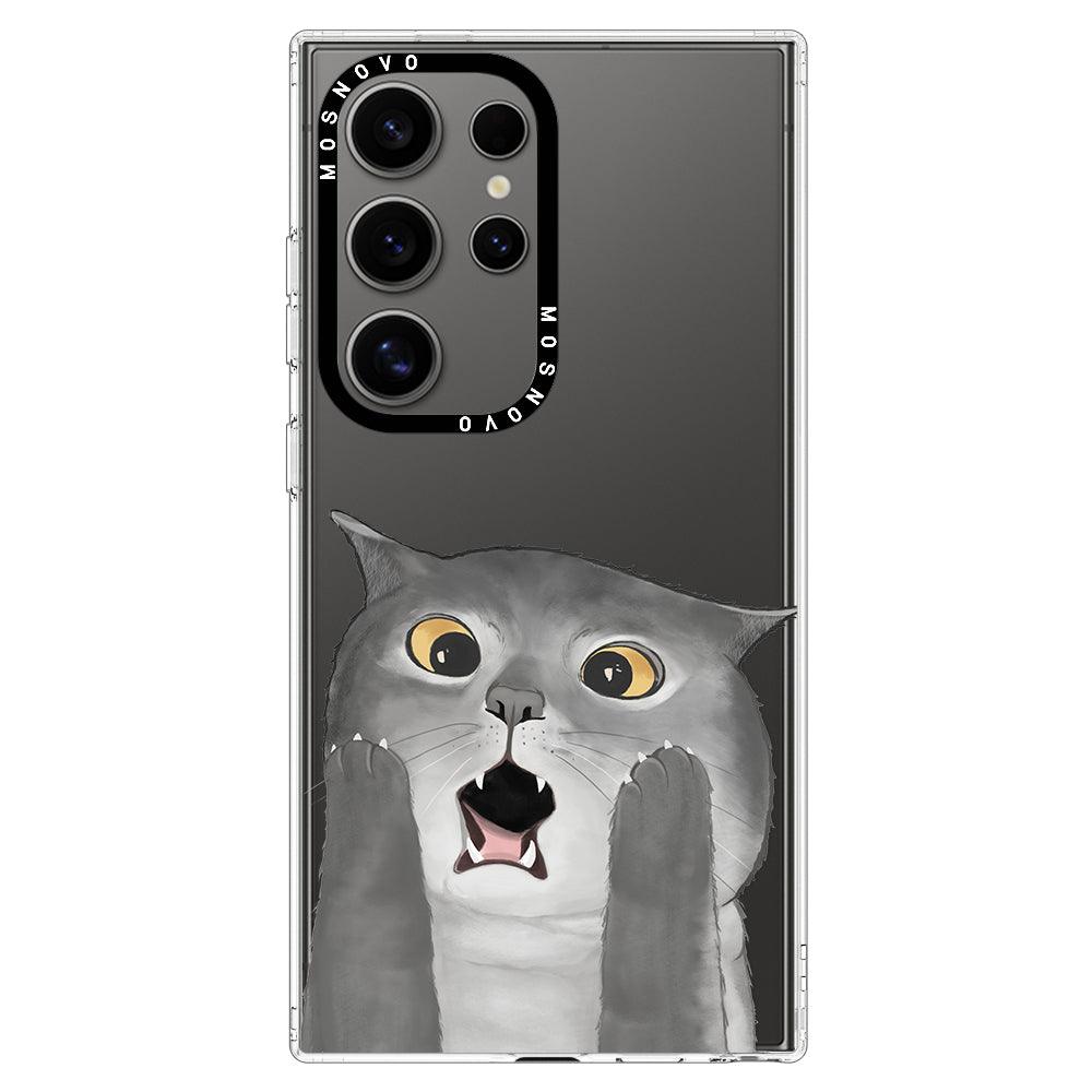 OMG Cat Phone Case - Samsung Galaxy S24 Ultra Case - MOSNOVO