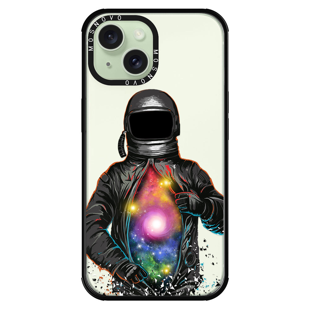 Mystery Astronaut Phone Case - iPhone 15 Case - MOSNOVO