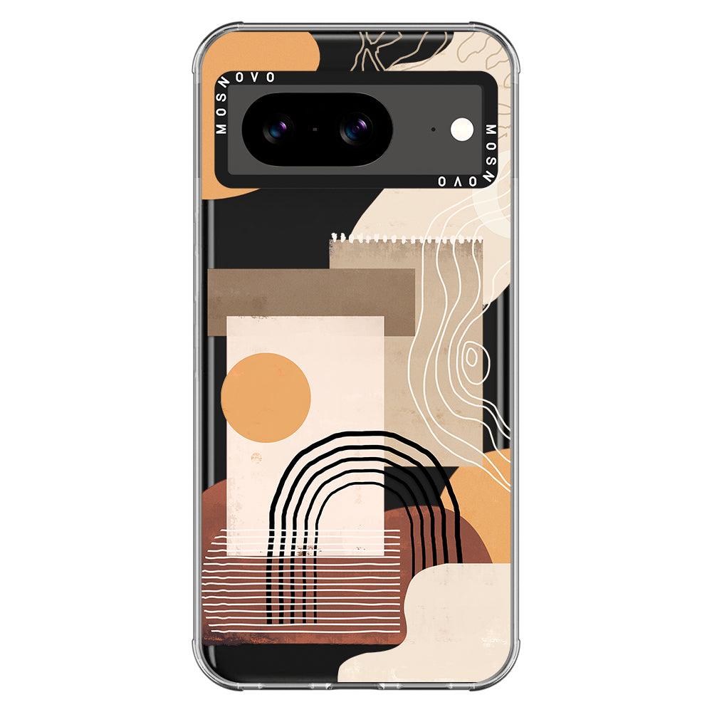 Minimalist Abstract Art Phone Case - Google Pixel 8 Case - MOSNOVO