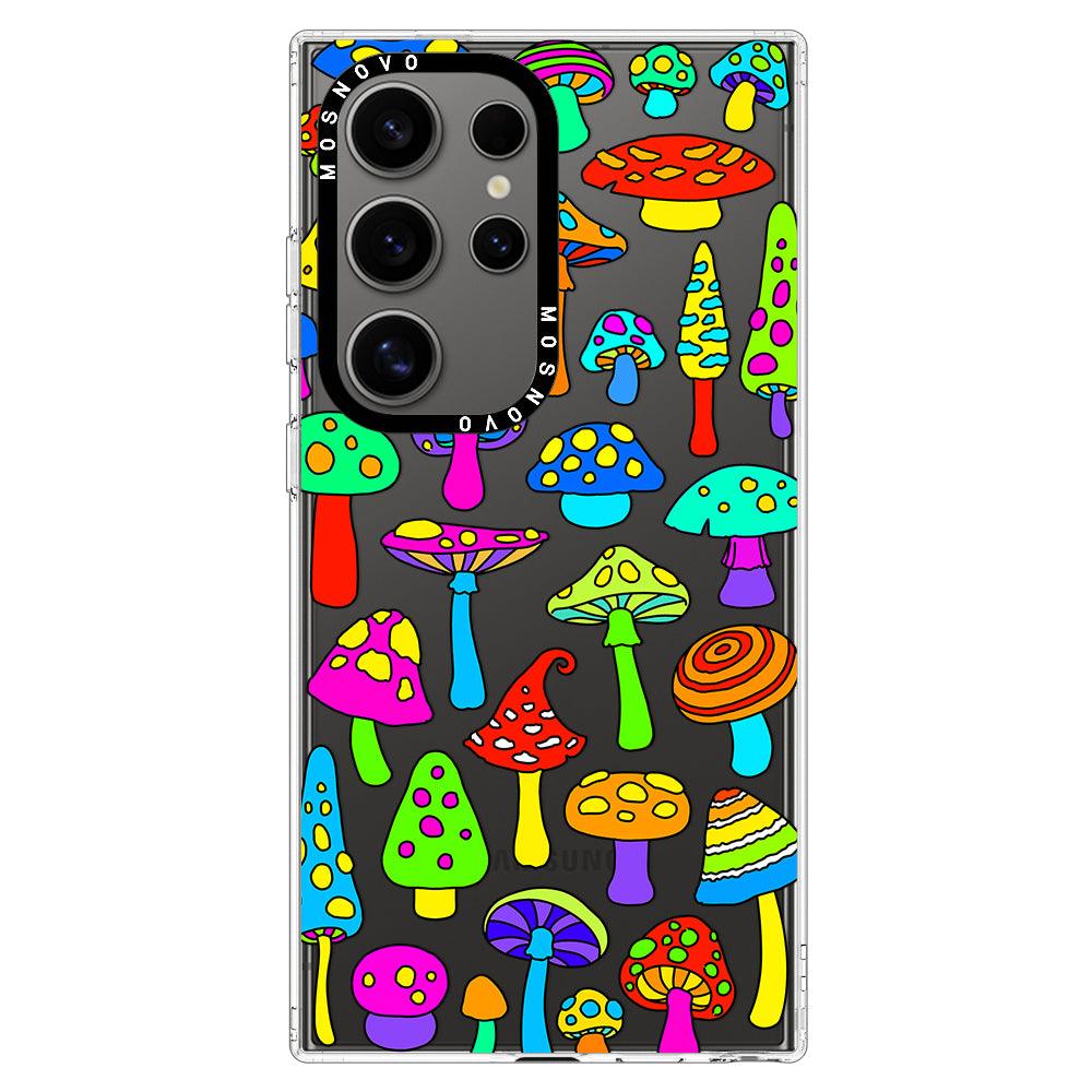 Trippy Wild Mushroom Phone Case - Samsung Galaxy S24 Ultra Case - MOSNOVO