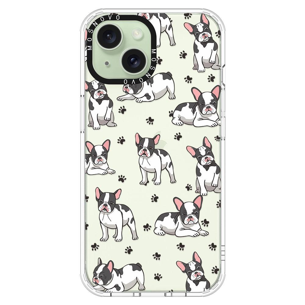 French Bulldog Phone Case - iPhone 15 Case Clear