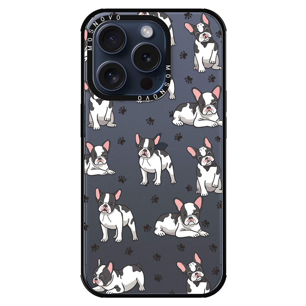 French Bull Dog Phone Case - iPhone 15 Pro Case - MOSNOVO