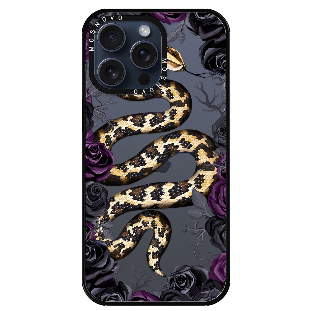 Secret Snake Garden Phone Case - iPhone 15 Pro Max Case - MOSNOVO