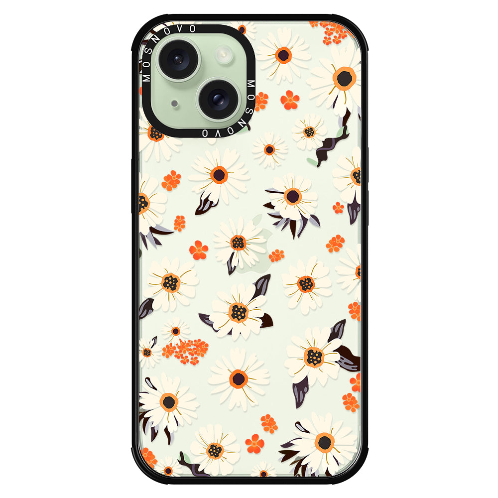 Spring Daisy Phone Case - iPhone 15 Plus Case - MOSNOVO