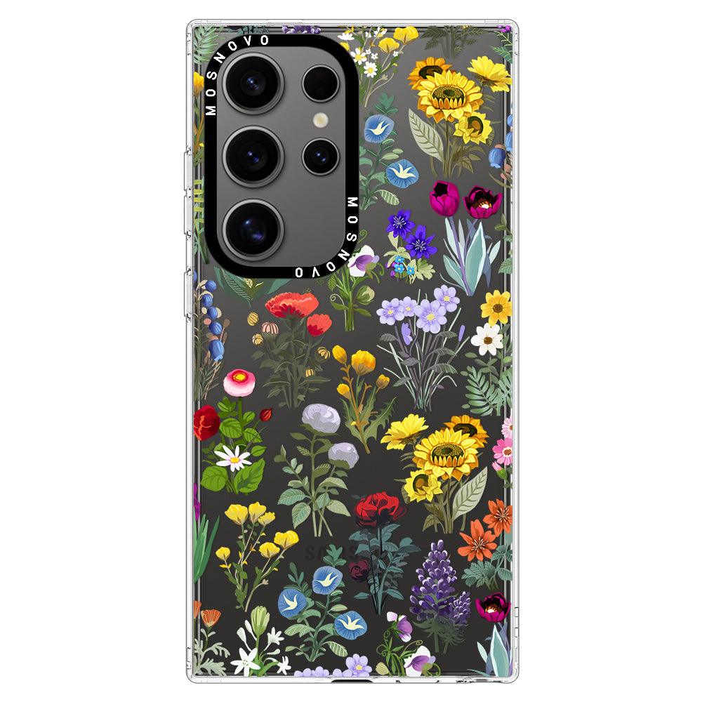 Wildflowers Phone Case - Samsung Galaxy S24 Ultra Case - MOSNOVO