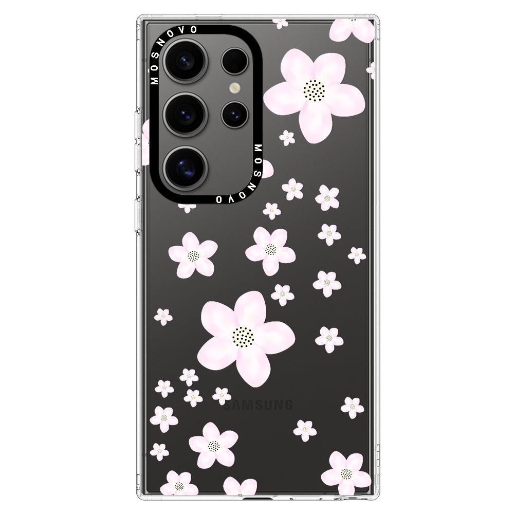 Pink Cherry Blossoms Phone Case - Samsung Galaxy S24 Ultra Case - MOSNOVO