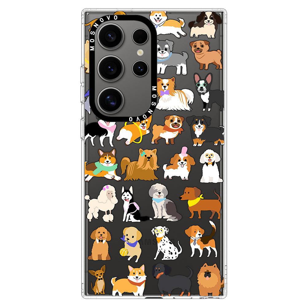 Cute Dogs Phone Case - Samsung Galaxy S24 Ultra Case - MOSNOVO