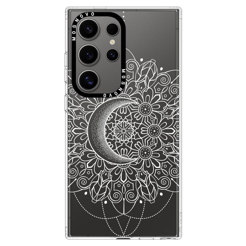 Moon Henna Phone Case - Samsung Galaxy S24 Ultra Case - MOSNOVO