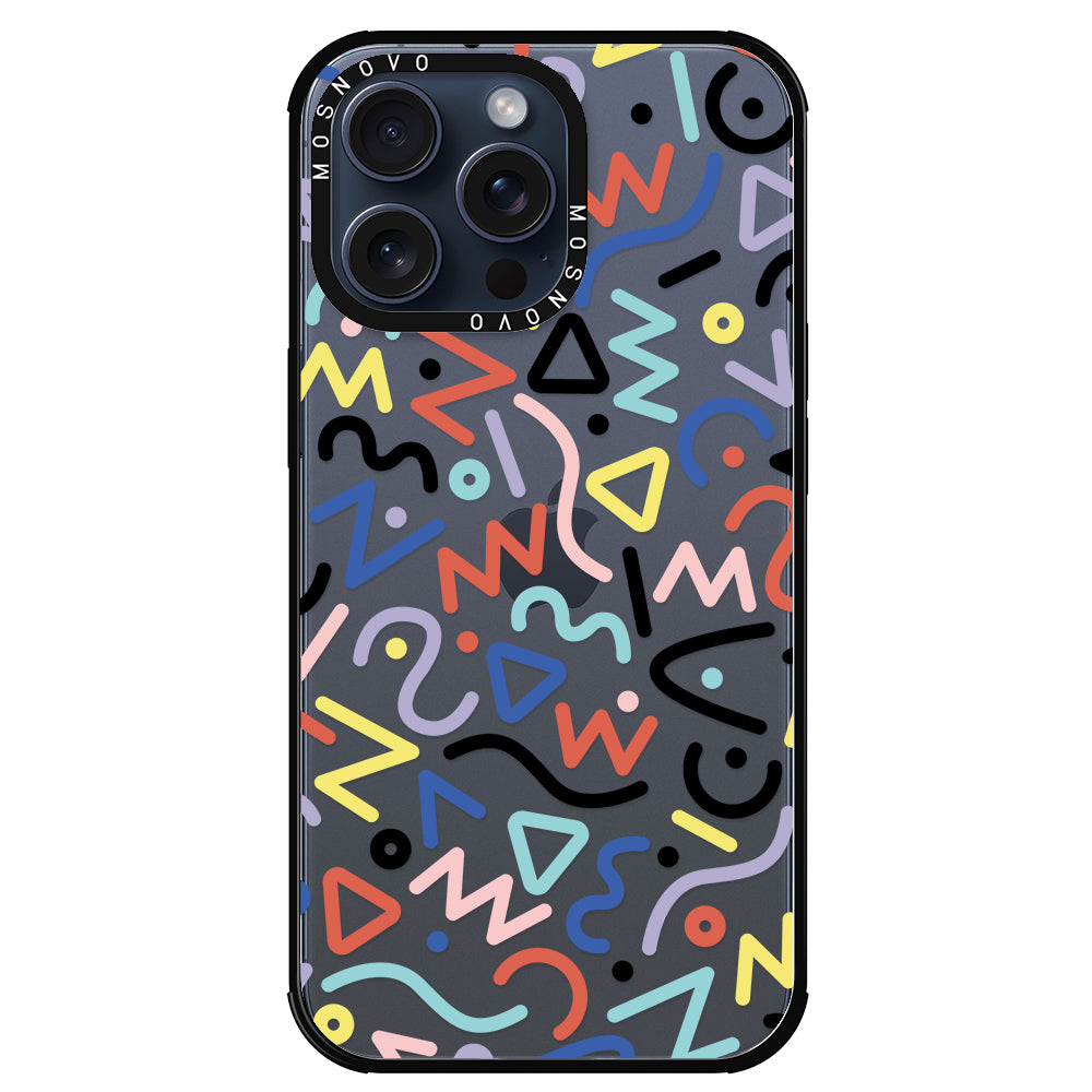 Doodle Art Phone Case - iPhone 15 Pro Max Case - MOSNOVO