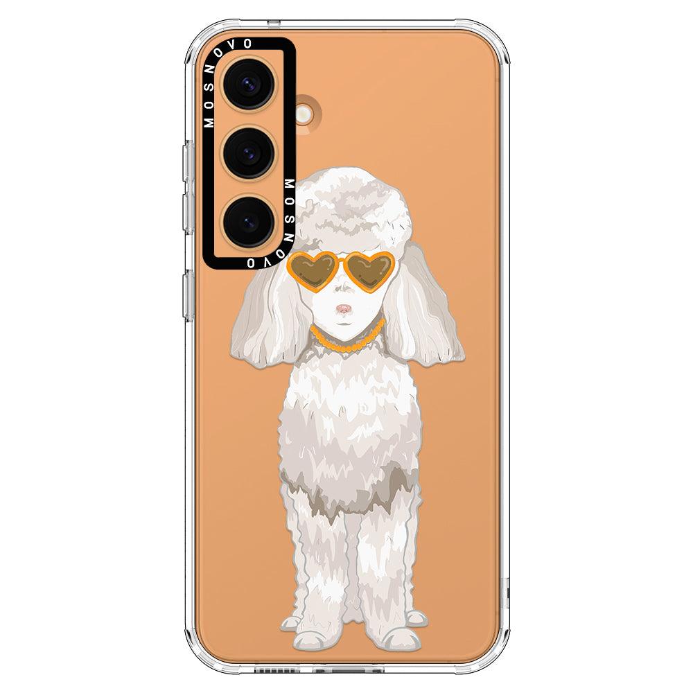 Elegant Poodle Phone Case - Samsung Galaxy S24 Case - MOSNOVO