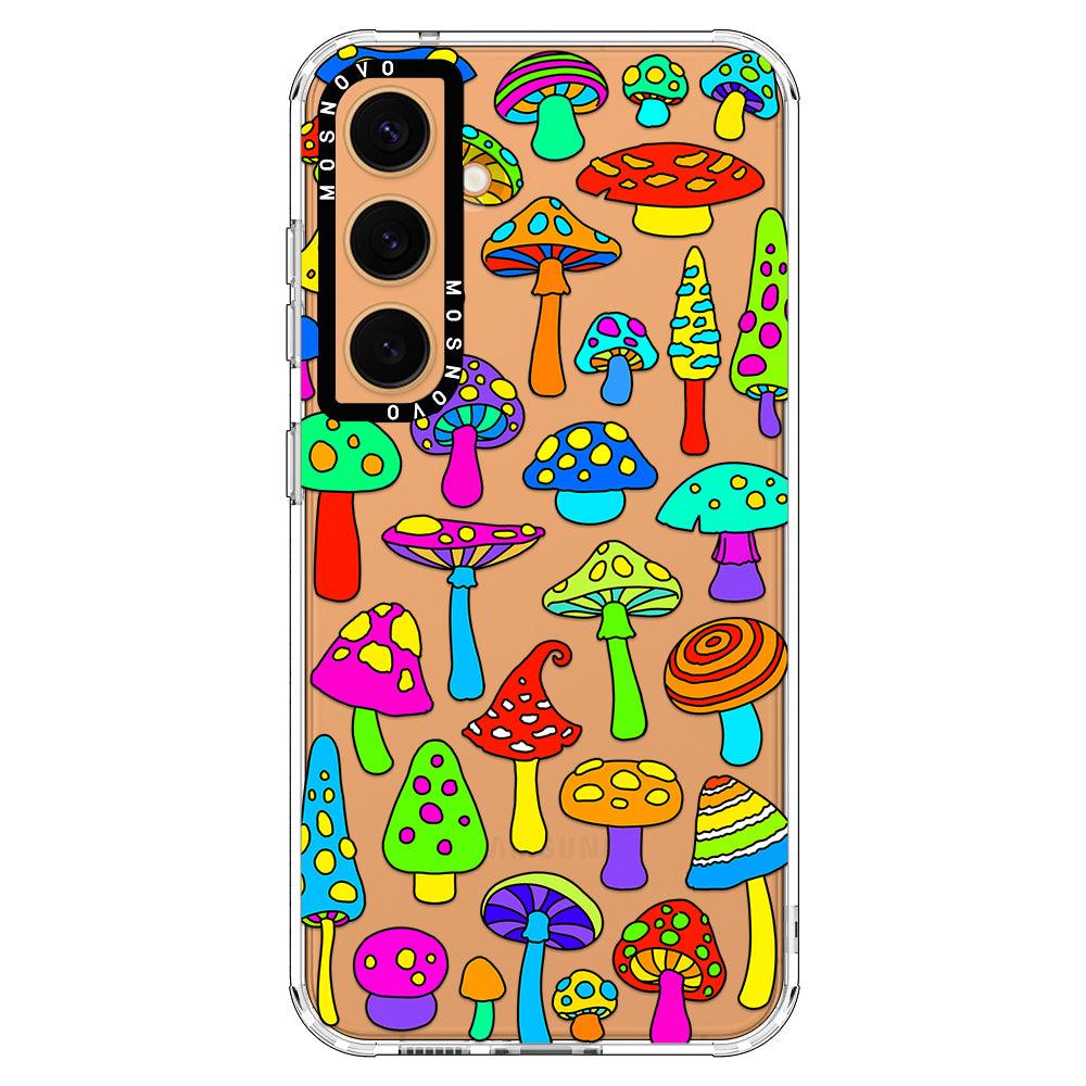 Trippy Wild Mushroom Phone Case - Samsung Galaxy S24 Case - MOSNOVO