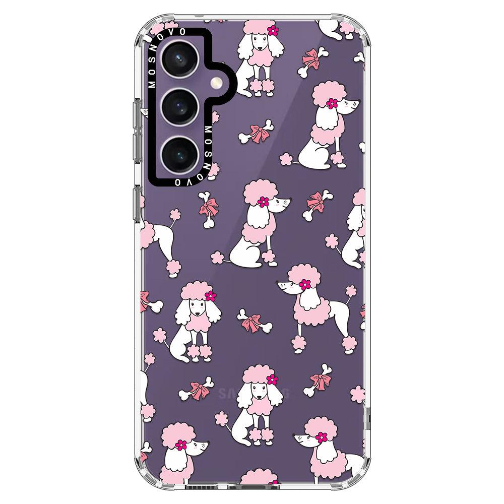 Pink Poodle Phone Case - Samsung Galaxy S23 FE Case