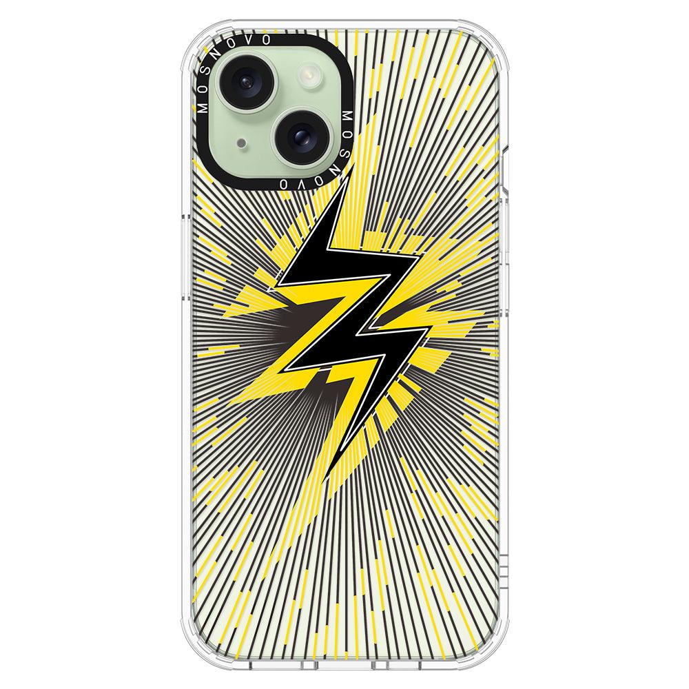 Lightning Bolt Phone Case - iPhone 15 Plus Case - MOSNOVO