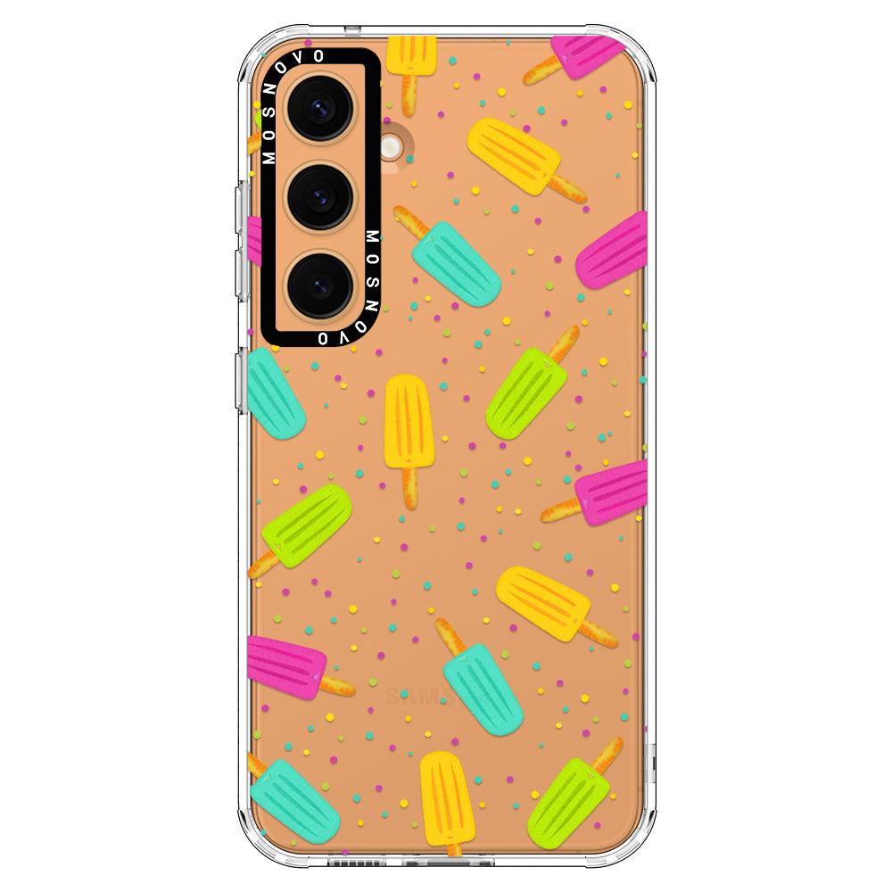 Rainbow Ice Pop Phone Case - Samsung Galaxy S24 Plus Case - MOSNOVO