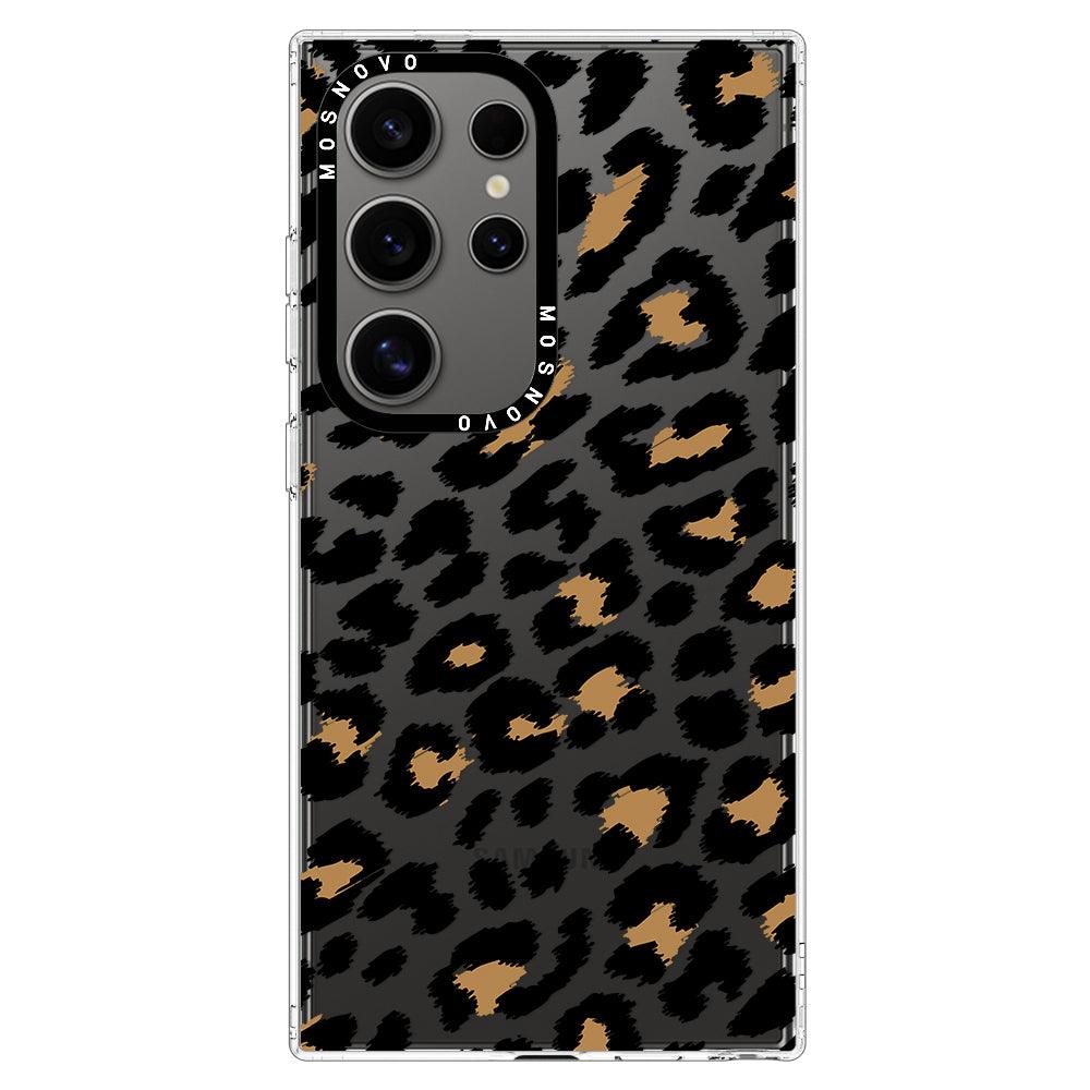 Leopard Print Phone Case - Samsung Galaxy S24 Ultra Case - MOSNOVO