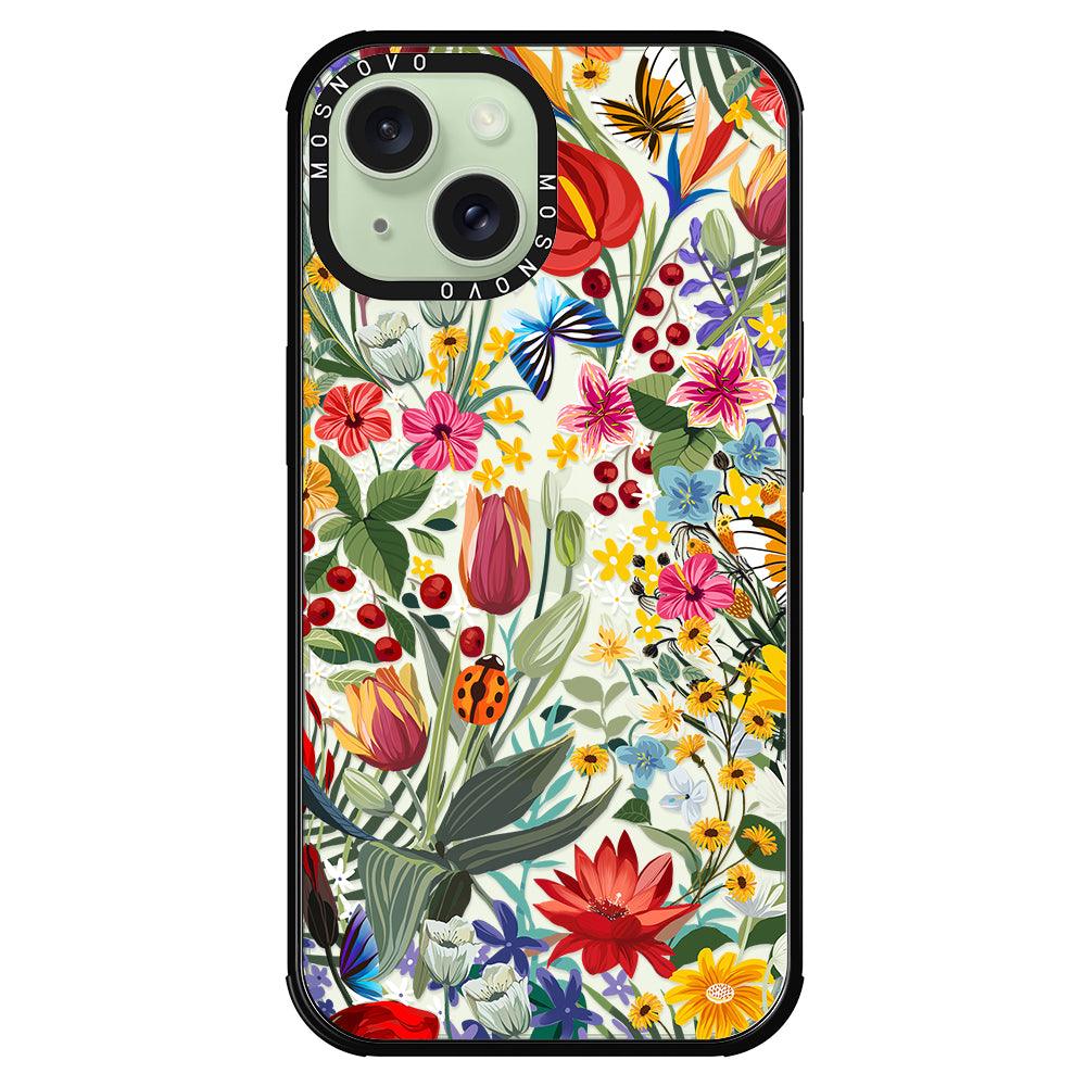 In The Garden Phone Case - iPhone 15 Plus Case - MOSNOVO